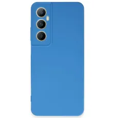 Realme C65 Kılıf First Silikon - Mavi