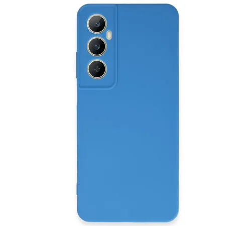 Realme C65 Kılıf First Silikon - Mavi