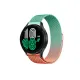 Watch 20mm Metal Mıknatıslı Kordon - Turuncu-Yeşil