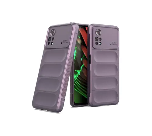 Xiaomi Poco X4 Pro 5G Kılıf Optimum Silikon - Mor