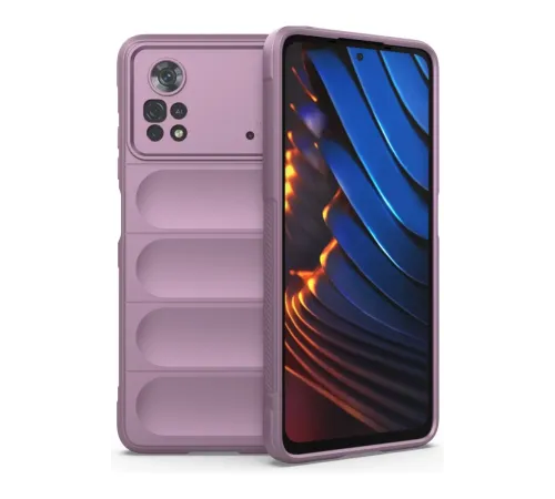 Xiaomi Poco X4 Pro 5G Kılıf Optimum Silikon - Mor