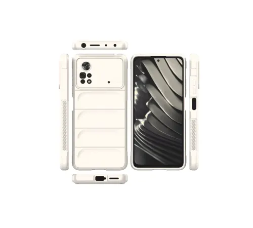 Xiaomi Poco X4 Pro 5G Kılıf Optimum Silikon - Krem