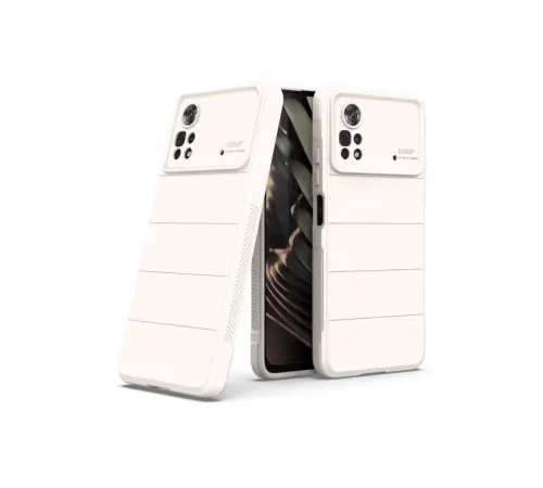 Xiaomi Poco X4 Pro 5G Kılıf Optimum Silikon - Krem