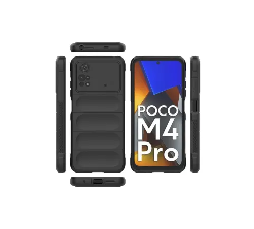 Xiaomi Poco M4 Pro 4G Kılıf Optimum Silikon - Siyah