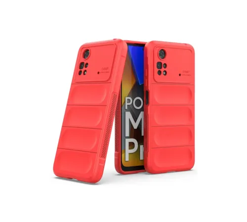 Xiaomi Poco M4 Pro 4G Kılıf Optimum Silikon - Kırmızı