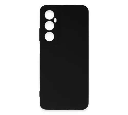 Realme C65 Kılıf First Silikon - Siyah