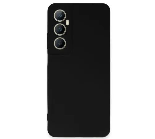 Realme C65 Kılıf First Silikon - Siyah