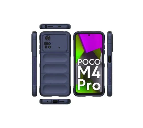 Xiaomi Poco M4 Pro 4G Kılıf Optimum Silikon - Lacivert