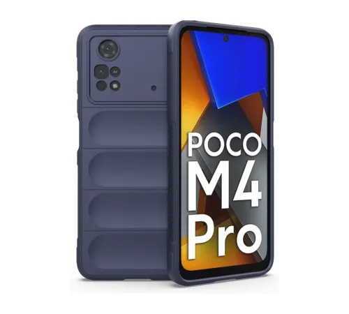 Xiaomi Poco M4 Pro 4G Kılıf Optimum Silikon - Lacivert