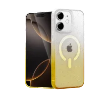Apple iPhone 11 Pummel Shiny Magsafe Kapak - Gold