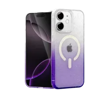 Apple iPhone 12 Pummel Shiny Magsafe Kapak - Mor