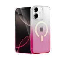 Apple iPhone 12 Pummel Shiny Magsafe Kapak - Pembe