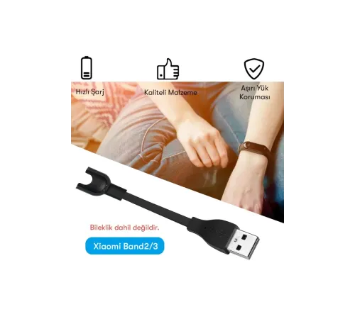 MC03 Şarj Adaptörü Xiaomi Mi Band 2/3