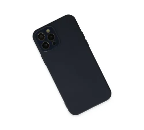 Apple iPhone 12 Pro Kılıf Lansman Glass Kapak - Lacivert