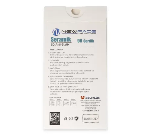 Xiaomi Redmi Note 13 4G 3D Antistatik Seramik Nano Ekran Koruyucu