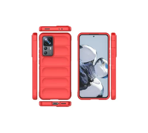 Xiaomi Mi 12T Pro Kılıf Optimum Silikon - Kırmızı
