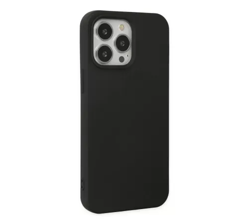 Apple iPhone 14 Pro Kılıf Nano içi Kadife Silikon - Siyah