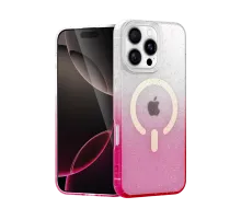 Apple iPhone 16 Pro Pummel Shiny Magsafe Kapak - Pembe