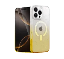 Apple iPhone 16 Pro Max Pummel Shiny Magsafe Kapak - Gold