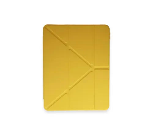 Apple iPad Pro 11 (2018) Kılıf Kalemlikli Mars Tablet Kılıfı - Açık Sarı