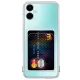 Samsung Galaxy A06 Kılıf Kart Şeffaf Silikon - Şeffaf