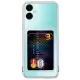 Samsung Galaxy A06 Kılıf Kart Şeffaf Silikon - Şeffaf