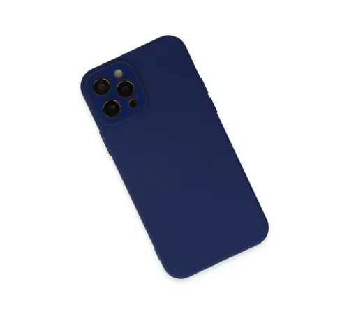 Apple iPhone 12 Pro Kılıf Lansman Glass Kapak - Sky Blue