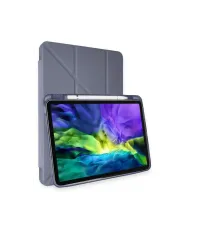 Apple iPad Pro 11 (2018) Kılıf Kalemlikli Mars Tablet Kılıfı - Lavender