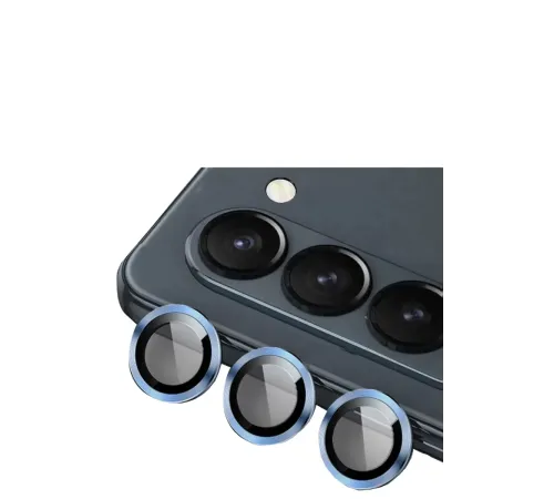 Samsung Galaxy Z Fold 5 Valdez Metal Kamera Lens - Mavi