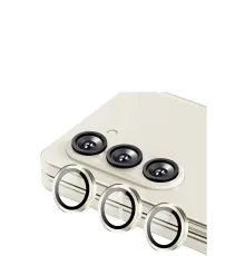 Samsung Galaxy Z Fold 5 Valdez Metal Kamera Lens - Krem