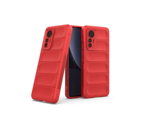 Xiaomi Mi 12 Lite Kılıf Optimum Silikon - Kırmızı