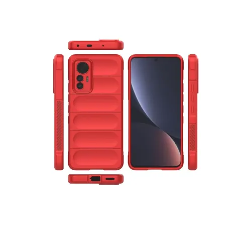 Xiaomi Mi 12 Lite Kılıf Optimum Silikon - Kırmızı