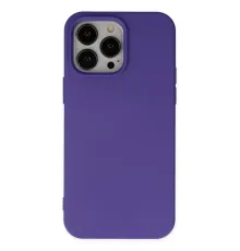 Apple iPhone 14 Pro Kılıf Nano içi Kadife Silikon - Mor