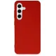 Samsung Galaxy S24 Kılıf First Silikon - Kırmızı