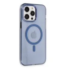 Apple iPhone 14 Pro Kılıf Tron Şeffaf Magsafe Kapak - Mavi