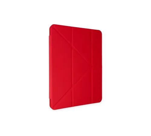 Apple iPad Pro 11 (2018) Kılıf Kalemlikli Mars Tablet Kılıfı - Kırmızı