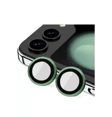 Samsung Galaxy Z Flip 5 Valdez Metal Kamera Lens - Koyu Yeşil
