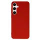 Samsung Galaxy S24 Plus Kılıf First Silikon - Kırmızı