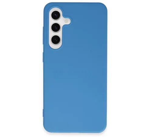 Samsung Galaxy S24 Plus Kılıf First Silikon - Mavi