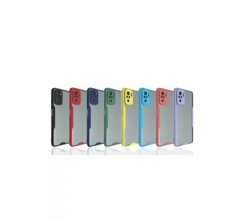 Xiaomi Redmi Note 10 Kılıf Platin Silikon - Mavi