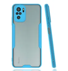 Xiaomi Redmi Note 10 Kılıf Platin Silikon - Mavi