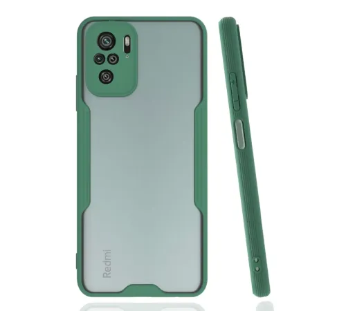 Xiaomi Redmi Note 10 Kılıf Platin Silikon - Yeşil