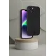 Apple iPhone 14 Kılıf Kelvin Kartvizitli Silikon - Siyah