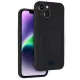Apple iPhone 14 Kılıf Kelvin Kartvizitli Silikon - Siyah