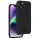 Apple iPhone 14 Kılıf Kelvin Kartvizitli Silikon - Siyah