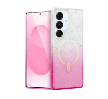 Samsung Galaxy S25 Plus Pummel Shiny Magsafe Kapak - Pembe