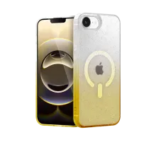 Apple iPhone 16E Pummel Shiny Magsafe Kapak - Gold