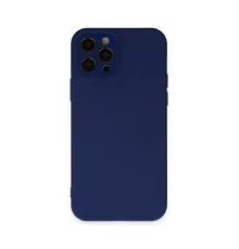 Apple iPhone 12 Pro Max Kılıf Lansman Glass Kapak - Sky Blue