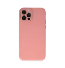 Apple iPhone 12 Pro Max Kılıf Lansman Glass Kapak - Pembe