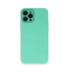Apple iPhone 12 Pro Max Kılıf Lansman Glass Kapak - Turkuaz
